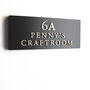 Personalised House Sign With Wood Effect Lettering, thumbnail 9 of 12