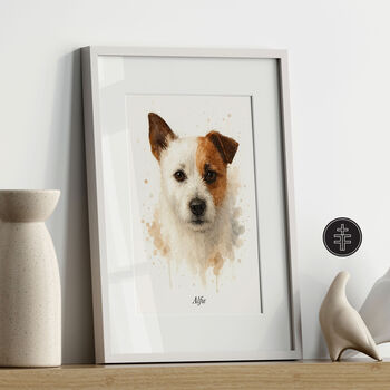 Personalised Pet Illustration Portrait Print, 4 of 11