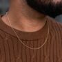 Gold Plated Italian Thin Rope Chain Necklace, thumbnail 1 of 11