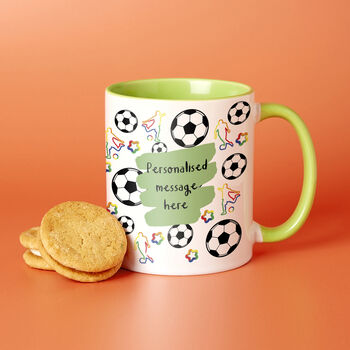 Choose Your Message Football Mug For Dad, 5 of 8