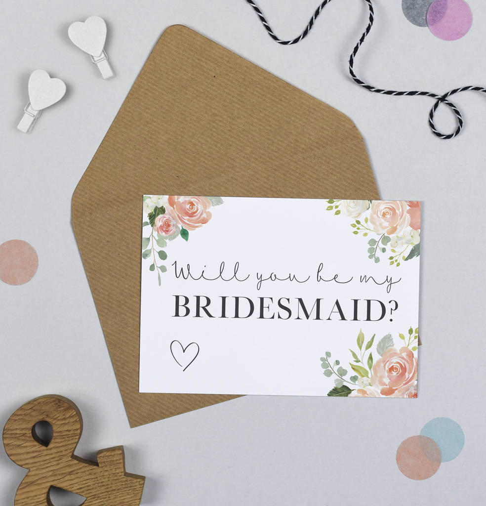 Manhattan Will You Be My Bridesmaid Card, 1 of 2