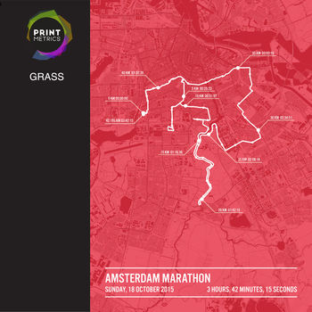 Personalised Amsterdam Marathon, 5 of 11