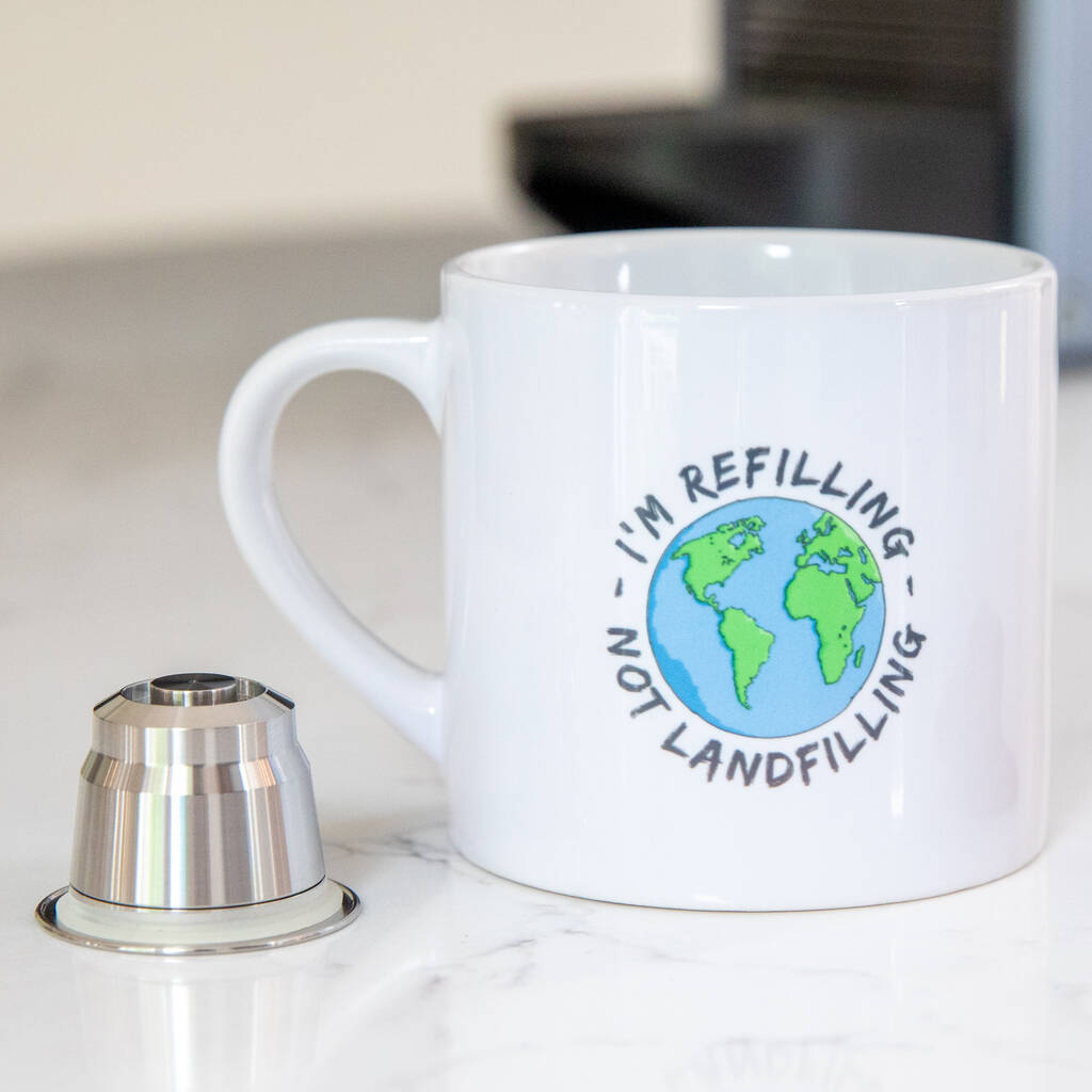 Refill Not Landfill Coffee Capsule And Espresso Mug Set, 1 of 6