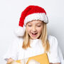 Children's Santa Hat Easy Knitting Kit, thumbnail 1 of 10