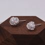 Yarn Ball Tumbleweed Wire Ball Stud Earrings, thumbnail 2 of 10