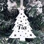 Personalised Tree Decoration With Stars For Christmas Tree, thumbnail 4 of 7