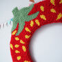 Custom Red Strawberry Letter Wall Hanging, thumbnail 6 of 7
