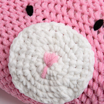 Mabel Bunny Cushion Easy Crochet Kit, 3 of 10