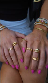 Gold Twisted Necklace And Bracelet Set, 4 of 5