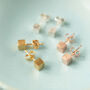 Minimal Sterling Silver Cube Studs, thumbnail 1 of 6