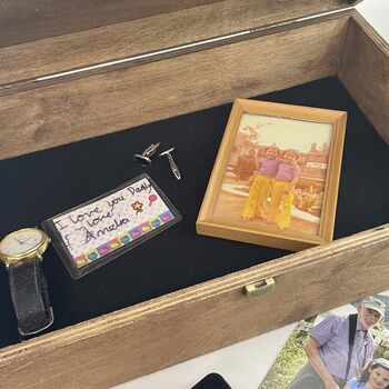 Personalised Wooden Memories Box, 10 of 10