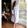 Ladies White Nightdress With Broderie 'Penelope', thumbnail 2 of 6
