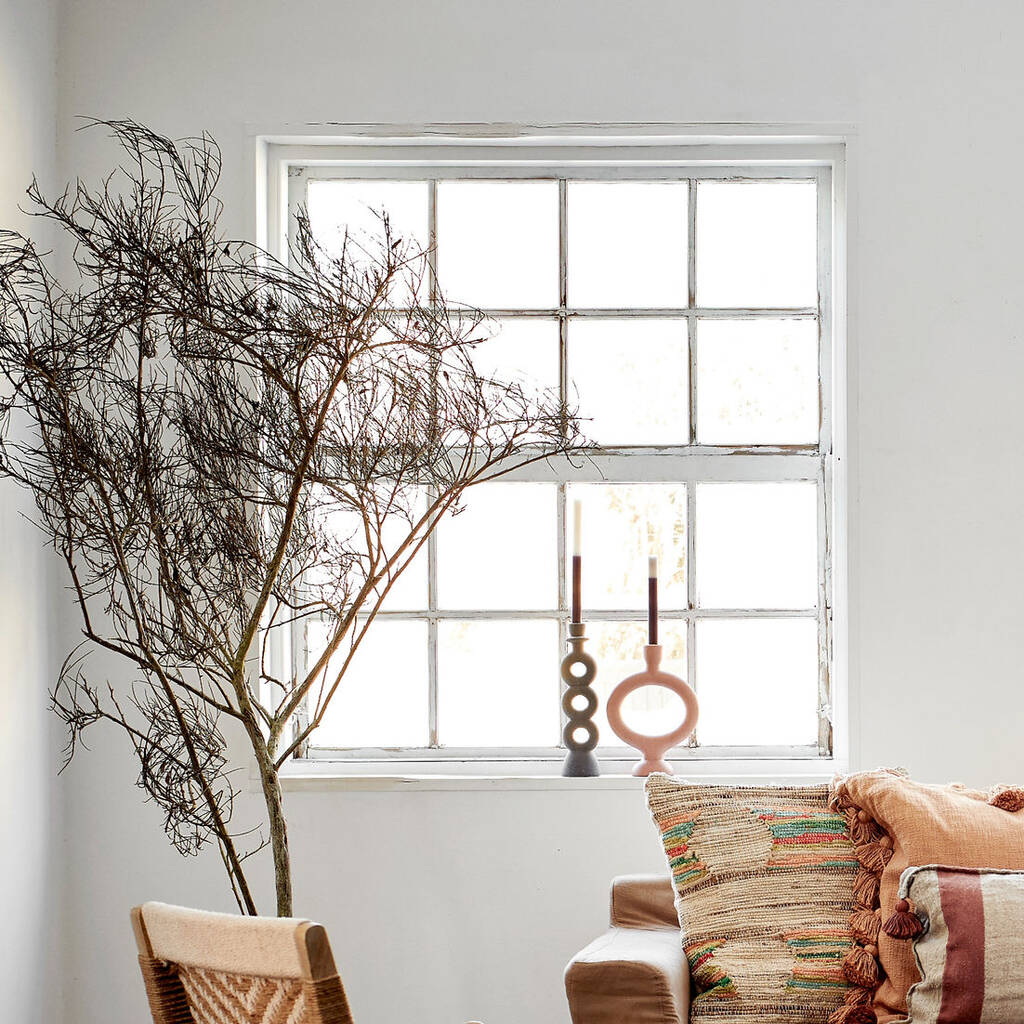 Stoneware Retro Candle Holder, 1 of 6