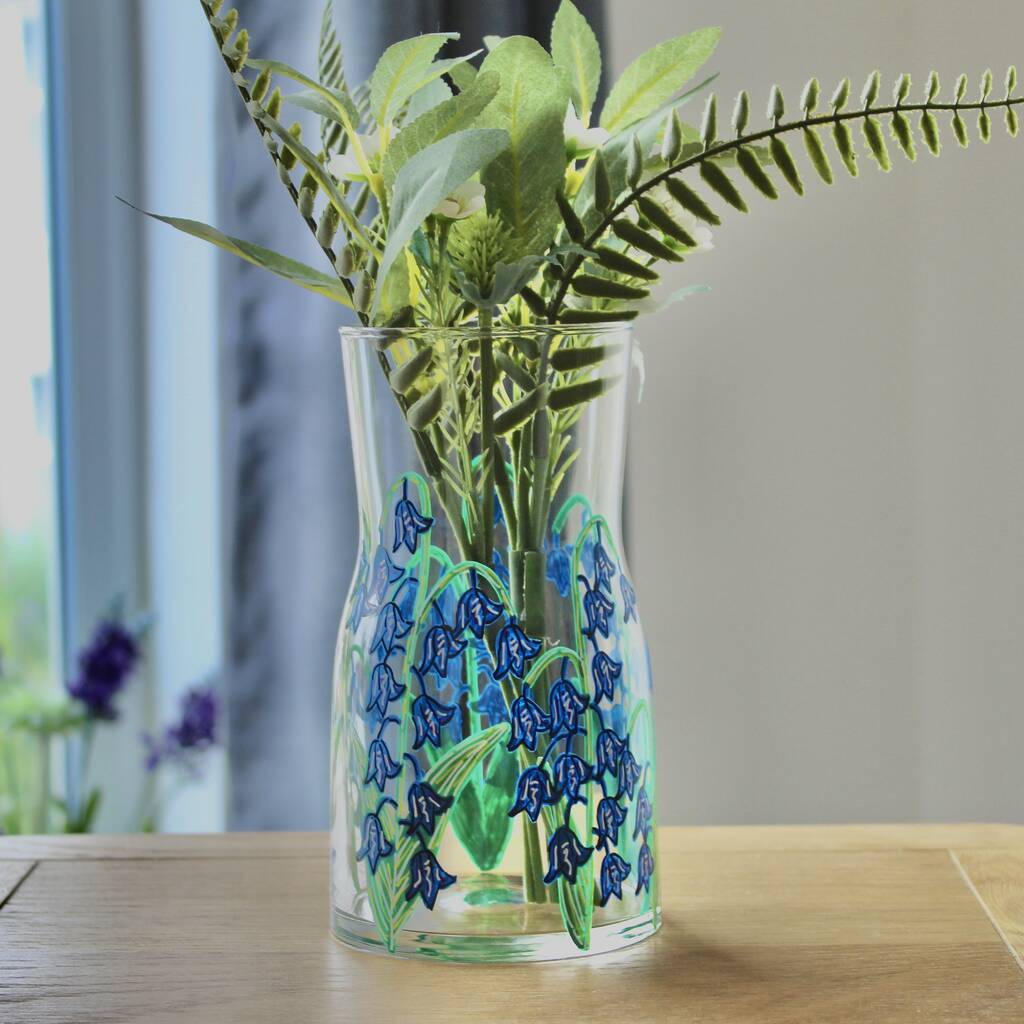 Bluebell Small Glass Vase, 1 of 7