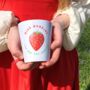 Personalised Strawberry Plant Pot For Teacher, thumbnail 2 of 4