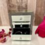 Glass Diamante Mirror Jewellery Box Home Decor Gift, thumbnail 8 of 10