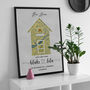 'This Is Our Home' Vibrant Location Map Print, thumbnail 5 of 12
