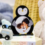 Personalised Children's Penguin Photo Frame Baby Gift, thumbnail 1 of 3