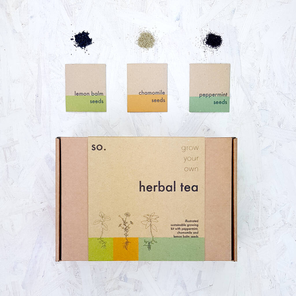 Grow Your Own Herbal Tea Seed Kit, 1 of 9