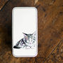 Inky Kitten Flip Phone Case With Card Slots, thumbnail 9 of 9