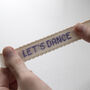 Just To Say 'Let's Dance' Cross Stitch Secret Message, thumbnail 2 of 9