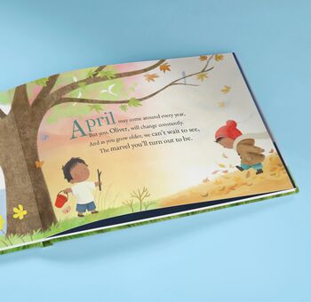 October's Child Personalised Gift Book October Birthday, 5 of 8