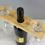 Personalised Married Couple Wine Glass And Bottle Holder – Perfect Wedding Gift, thumbnail 1 of 6