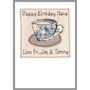 Personalised Tea Cup Birthday Card For Her, thumbnail 3 of 12