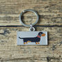Daddy And Me Dachshund Cufflinks And Dog Tag Set, thumbnail 3 of 6