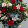 Mulled Wine Hand Tied Winter Fresh Flower Bouquet, thumbnail 3 of 4