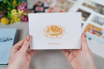 'Just Because' Fresh Flower Posy And Card Gift, 2 of 11