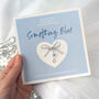 Sterling Silver Something Blue Pearl Bridal Charm, thumbnail 4 of 7