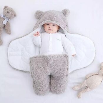 Baby Bear Coat/Blanket Wrap, 5 of 5