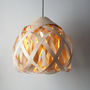 Bell Knot Wooden Lampshade, thumbnail 1 of 8