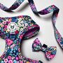 Candy Floral Dog Cat Velcro Bow Tie, thumbnail 5 of 5