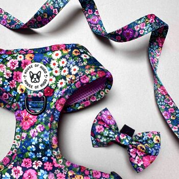 Candy Floral Dog Cat Velcro Bow Tie, 5 of 5