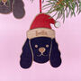 Personalised Spaniel Cockapoo Christmas Tree Decoration, thumbnail 2 of 4