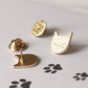 Cute Cat Enamel Pin Badges, 4 of 10