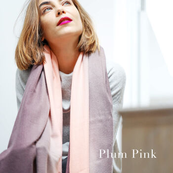 Personalised Cashmere Blend Ombre Scarf, 7 of 11