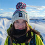 Winter Glacier Design Reflective Super Bobble Hat, thumbnail 2 of 5