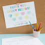 Personalised Children’s Colour In I Love Daddy Print, thumbnail 5 of 11