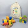 Building Blocks Set Of 50 With Personalised Gift Bag, thumbnail 2 of 4