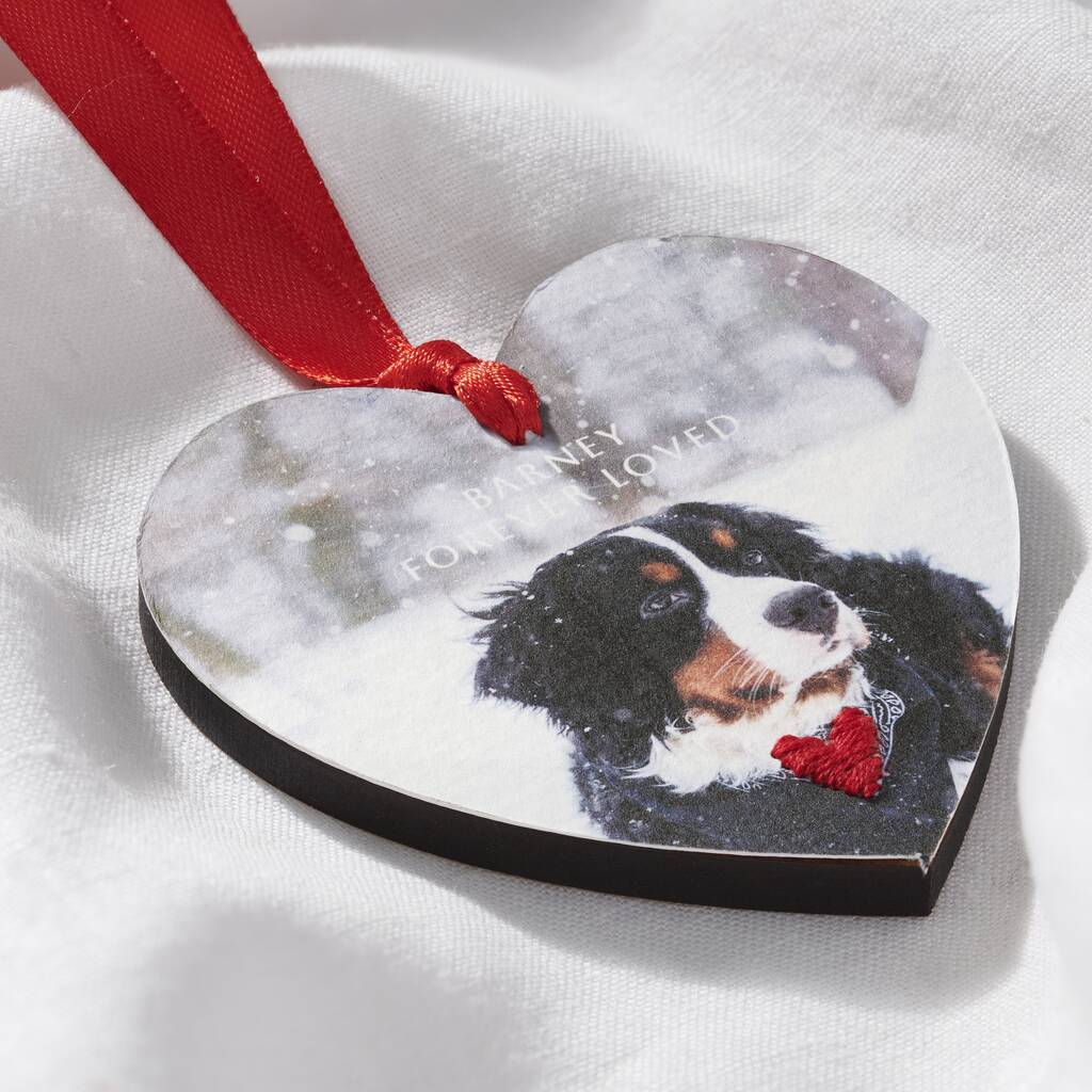 Personalised Pet Christmas Tree Stitched Decoration