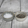 Handmade Ceramic Salt And Pepper Pinch Pots, thumbnail 1 of 5