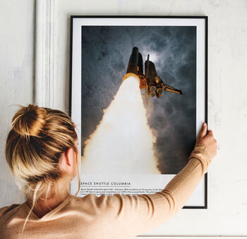 Space Rocket Launch Home Art Print, 4 of 7