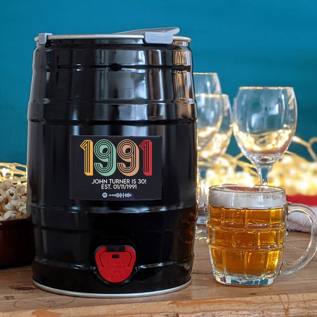 Personalised Special Year Craft Beer Keg, 1 of 8