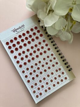 Pastel Round Assorted Colours Bindi Booklet, 5 of 6