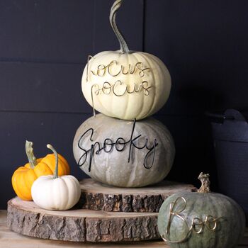 Halloween Pumpkin Decorations; Spooky, 2 of 2
