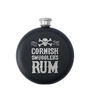 Cornish Smuggler's Rum Black 6oz Hip Flask | Gift Boxed, thumbnail 2 of 4