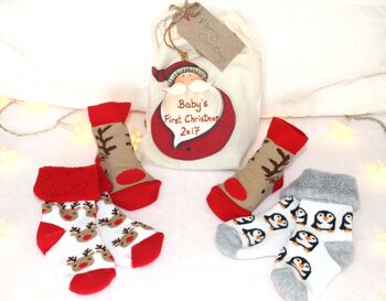 Personalised Christmas Sock And Decoration, 3 of 3